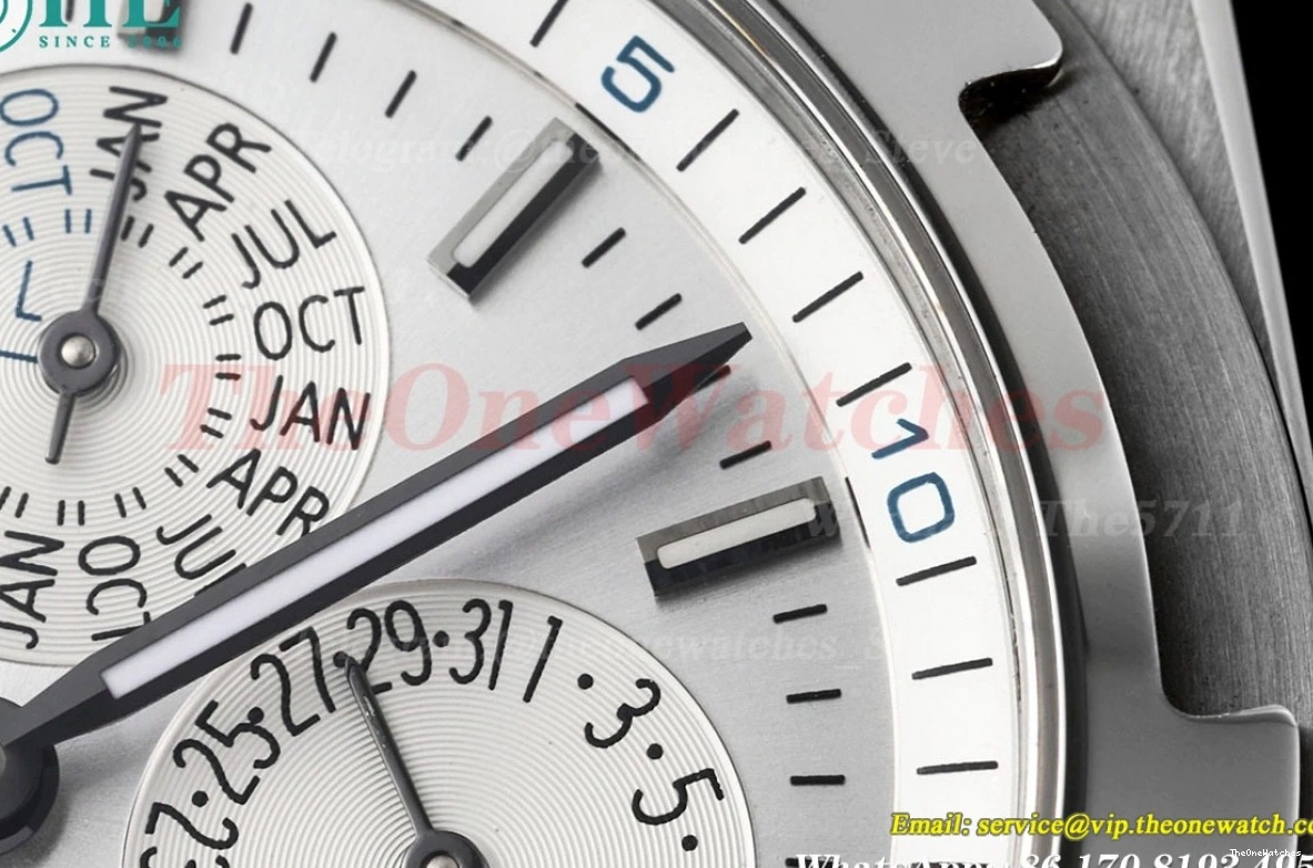 White SS Calendar SS Stk Overseas 4300V A1120 8F Perpetual 0202